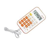 HEEPDD Mini Pocket Calculator, ABS Material, Compact Design, Simple Operation for School and Office Use School Supplies (Orange)