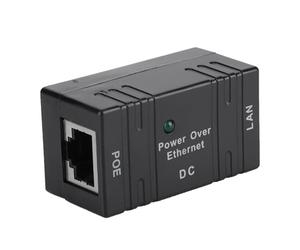 HEEPDD Mini POE Combiner Separator RJ45 Adapter AP Network Bridge Injector - Safe and Easy Power Transfer for Various Devices (Black)