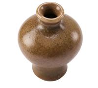 HEEPDD Miniature Pottery Pot 2 Pcs Ceramic 1/2 Scale Dollhouse Planter, Lifelike Ancient Style Tiny Flower Pots, Smooth Stable Base for Miniature Scenes, Retro (Style 1 (.2x2.7x2.2cm /