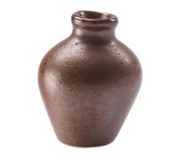 HEEPDD Miniature Pottery Pot 2 Pcs Ceramic 1/2 Scale Dollhouse Planter, Lifelike Ancient Style Tiny Flower Pots, Smooth Stable Base for Miniature Scenes, Retro (Style (.1x2.8x2.1cm /