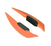 HEEPDD Motorcycle Winglet, Aerodynamic Wing Spoiler, Easy Installation, Stylish Appearance for Electric Bikes and Motorcycles (Orange)