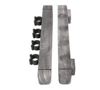 HEEPDD Mounted Cue Holder Rack for Pool Cue Storage Solid Wood Silver Grey Organized Setup Minimalist Stylish Brushed Wooden Rod Wall Nan Competitive Sports