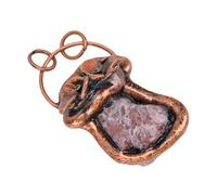 HEEPDD Natural Amethyst Necklace with Setting,Healing,DIY | Calming Grounding,For Anniversaries, Birthdays, Unusual Shape,Unisex,Lightweight For All-Day Wear,Natural Luster