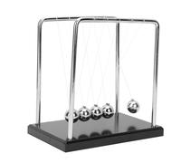 HEEPDD Newton's Cradle Balance Balls, ABS Plastic Physics Pendulum Ornaments, Educational Toy for Home Office Desk Users Newton's Cradle Balance Balls, Metal and Nan Collected Items