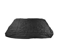 HEEPDD Outdoor Bathtub Dust Cover, 190 Silver Coated Polyester, Hot Spring Cover, Rain and Dust Protection for Outdoor Spa Bath 82.7x82.7x11.8in (Black)