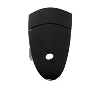 HEEPDD Outer Door Handle Outside Door Handle Assembly Aluminum Alloy Replacement for CR-Z 2011-2015 (Black Front Left with Hole)