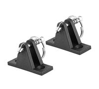 HEEPDD Pair Canopy Deck Hinge Marine Bimini Fitting with Storage Case Pin for Marine Boat Canoe Kayak Accessories