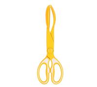 HEEPDD Pet Poop Scooper, Pet Portable Scissor Shape Poop Scoop Dog Poop Waste Pick Up Rake Dog Picker Cleaning Supplies (Yellow)