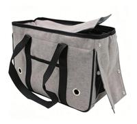 HEEPDD Pet Purse Carrier Soft Sided Small Dog Cat Travel Bag Breathable Escape Proof with Privacy Roll Up for Outdoor Vet Visits Airline Approved (M Within 5kg)