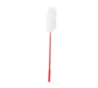 HEEPDD Plush Cat Teaser, Wand Flexible PC Rod Faux Rabbit Fur Hand Crafted Interactive Cat Toy for Training Exercise Pet Lovers (White)