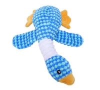 HEEPDD Plush Squeaky Goose Dog Toy, Soft Fleece for Small Medium Breeds (Sky Blue)