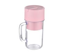 HEEPDD Portable Blender with 6 Blades for Effortless Ice Crushing, USB-C Rechargeable Battery for Long Lasting Use, Compact Design for Daily Nutrition on the Go (Pink)