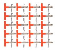 HEEPDD Poultry and Livestock Supplies 20PCS Three Way Spring Water Feeder for Poultry Chicken Duck Rabbit Cage with Nipple Supplies Automatic Rabbit Drinker Nan