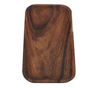 HEEPDD Practical Rectangular Serving Platter, Wood Sushi Tray with Natural Grain, Elegant and Multi-use for Home Dining, Snacks and Desserts 25x17cm Practical Rectangular Serving (25 * 12.5 * 2cm)