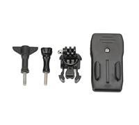 HEEPDD Premium Plastic Action Camera Backpack Fixing Clamp Clamp/Holder, Arrow Storage Case Design, 360 Degrees Rotating Base, Wide Application, with Wear for Skiing, for Surfing