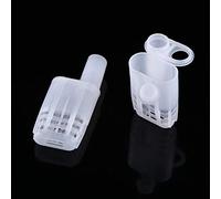 HEEPDD Queen Bee Cages, Secure Closure Lightweight Design 10 Pack Set for Beekeepers Measuring 1.8 X 0.4 X 1.2 Inches Weighing .4 Ounces Ideal Management Tool During Queen Rearing