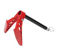 HEEPDD RC Anchor Winch Tool for Axial SCX10 D90 CC01 1/10 RC Car, Durable Metal Winch for Bad Points, Lightweight Red Tool