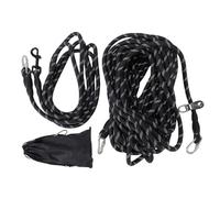 HEEPDD Reflective Dog Tie Out Cable, Strong Rescue Rope Leash with 360 Degree Rotating Stainless Steel Snap for Outdoor Activities in Garden Forest Mountain Yard