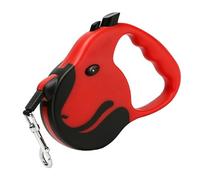 HEEPDD Retractable Dog Leash,16.40ft Automatic Telescopic Non Slip Portable 360° Free Strong Retractable Leash with Ergonomic Grip Handle (Red)