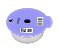 HEEPDD Reusable Coffee Pod, Easy to Silicone Design Refillable Capsule Cup with Spoon and Brush for Home Office Coffee Lovers (180ml)