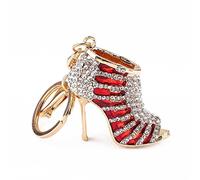 HEEPDD Rhinestone High Heel Keychain for Women Crystal Shoe Keyring Bag Charm Purse Handbag Decoration Fashion Pendant Gift