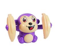 HEEPDD Rolling Monkey Toy, Interactive Educational Toy with Smooth Edges for Kids, Encourages Physical Activity and Coordination for Toddlers (Purple)