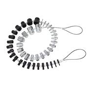 HEEPDD ROSCA Vesille 44 Male Female Female Identifier Indicators, Precise Nutrition and Screw/Fastener Wire for Mechanics and DIY Lovers, Zinc Alloy Material