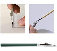 HEEPDD Ruling Pen with Oval Nib for Comic Book Drawing, Adjustable Art Drawing Masking Liquid Pen Set Technical Pen for Line Art Ink Pen for Illustration Manga Sketching Metal