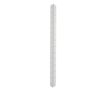 HEEPDD Scale Ruler, 30cm Range Aluminum Accurate Concave Design Multifunctional Drafting Ruler Professional Practical Architectural Scale for Engineering (Silver)