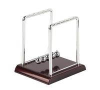 HEEPDD Science Fundamentals Kit Newton's Cradle Balance Pendulum Ball Toy, ABS Plastic, Square Shape, Educational Momentum Demonstration, Desk Decoration for Home Office Daily Decoration (Medium