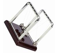 HEEPDD Science Fundamentals Kit Newton's Cradle Balance Pendulum Ball Toy, ABS Plastic, Square Shape, Educational Momentum Demonstration, Desk Decoration for Home Office Daily Decoration (Small