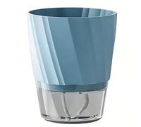 HEEPDD Self Watering Plant Pot Planting Pots, 3PCS 5.91x4.53x2.17in Self Watering Planter Dual Layer Design for Indoor Outdoor Orchids Cacti Peace Lilies Succulents (L)