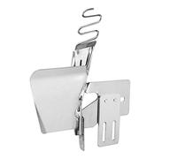 HEEPDD Sewing Machine and Its Accessories Edge Folder Attachment 28mm Double Cylinder Stainless Steel Edge for Curve Binding with Adjustable Screws for Clothing Leather Bags Industrial