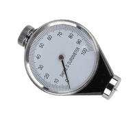 HEEPDD Shore Durometer Hardness Tester Meter for Rubber Plastic Tire Leather, Hardness Testing Equipment Rubber Plastic Tire Leather, Portable Pocket Size 0-100 Scale (D)