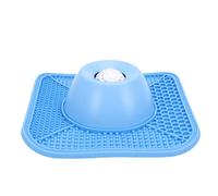 HEEPDD Slow Feeder Dog Lick Bowl, Rolling Ball Suction Cup, 25cm | Calming Pet Enrichment Toy, Curved Licking Patterns, Wet Kibble Treat Paste, Food Grade Silicone, Tile Vinyl Floor Feeding