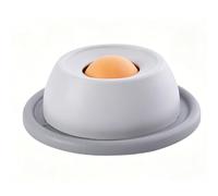 HEEPDD Slow Feeder Lick Bowl, PP Interactive Cat Licking Bowl with Rotating Ball Non Slip Base and Orbital Design Pet Accessory for Large Medium Small Pet Post Operative Rehabilitation (Grey)