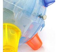 HEEPDD Smart Light Up Dog Ball,LED Flashing Light Up Durable Interactive Dog Ball with Music Color Changing Elastic Rubber Balls for Small Medium Pet 12cm (2)