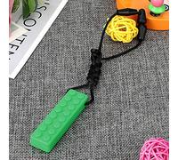 HEEPDD Soft Baby Teether, Soothing Sensory Tool for Calm, Adjustable Cord with Split Buttons, Five Vibrant Colors, Ideal for Bath Play and Gum Relief for Toddlers and Infants (Green)