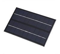 HEEPDD Solar Panel 3W Mini Polycrystalline Solar Panel, High Efficiency, Compact Design, 125x195x2mm, for DIY Chargers and Projects Daily Necessities