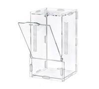 HEEPDD Spider Terrarium, Clear Acrylic Tank with Locking Buckle, 1mm