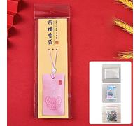 HEEPDD Spiritual Salt Pouch, Salt Necklace, Unique Aromatic Sachet for Mindfulness and Personal Growth Spiritual Pouch, Embroidered Household Daily Necessities (Pink)