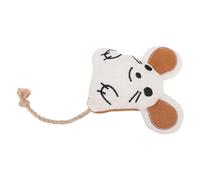 HEEPDD Squeaky Interactive Cat Chew Toy, Plush Fabric for Teeth Care and Playtime, Ideal Indoor Toy for Kittens and Adult Cats (Mouse)