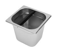 HEEPDD Stainless Steel Knock Box, Large Capacity, Rust-Proof Seamless | Knock Bar for Portafilter Disposal, Holds Multiple Coffee Pucks, Non-Absorbent Smooth , Anti-Rust Welded Corners, For