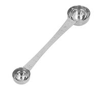 HEEPDD Stainless Steel Measuring Spoon, Double End Coffee Scoop for Cooking and Baking, Accurate Measurement for Coffee and Seasoning Tableware