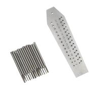 HEEPDD Stainless Steel Watch Micro Tap and Die Set, Accurate Threading Tool for Watchmakers and Jewelers, Sizes 7 to 20, Compact Design for Internal External Threads