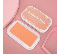 HEEPDD Stamp Ink Pad, Versatile for Paper, Cloth, Wood, Easy to Use, Bright Colors, Perfect for Handmade Crafts, Scrapbooking, 10 Color Options (BD-232 Apricot Yellow)