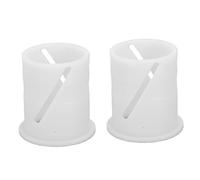 HEEPDD Swivel Bracket Bushing, Rubber Tilt Tube Bushing 2PCS OEM 90386-22M67 Replacement, Fix Loose Trim Stop Motor Wobble Seal Pivot Fit for Yamaha 20 25 30 55