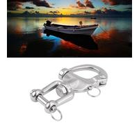 HEEPDD Swivel Eye Snap Shackle 316 Stainless Steel Arrow Storage Case Pin for Easy Detachment Under Tension 5 Inch Working Load 3664 Lbs Sailing Boats Marine Rigging Operations (128mm)