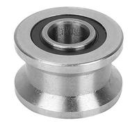 HEEPDD T22 U Shaped Flat Track Groove Pulley Bearing Stainless Steel Low Noise High Load Capacity AISI440 Precision Ball Bearing for Industrial Automation Motors and Power Tools