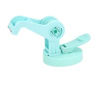HEEPDD Tape Dispenser Suction Cup Type, Plastic and Stainless Steel with Sawtooth Vane/Wing, Efficient Tape Cutting for Home Office Use (Green)